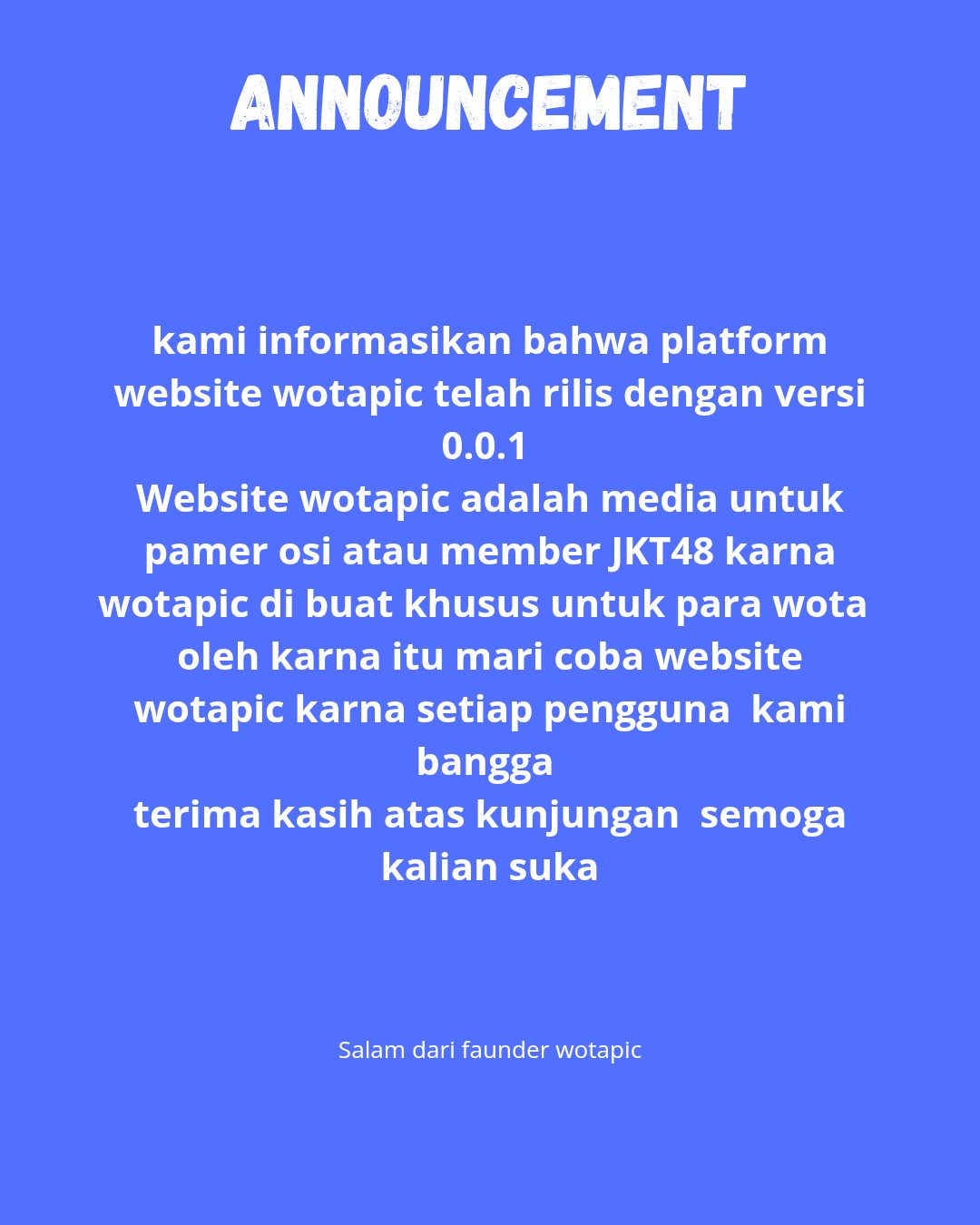 Konten penggemar JKT48 di WotaPic